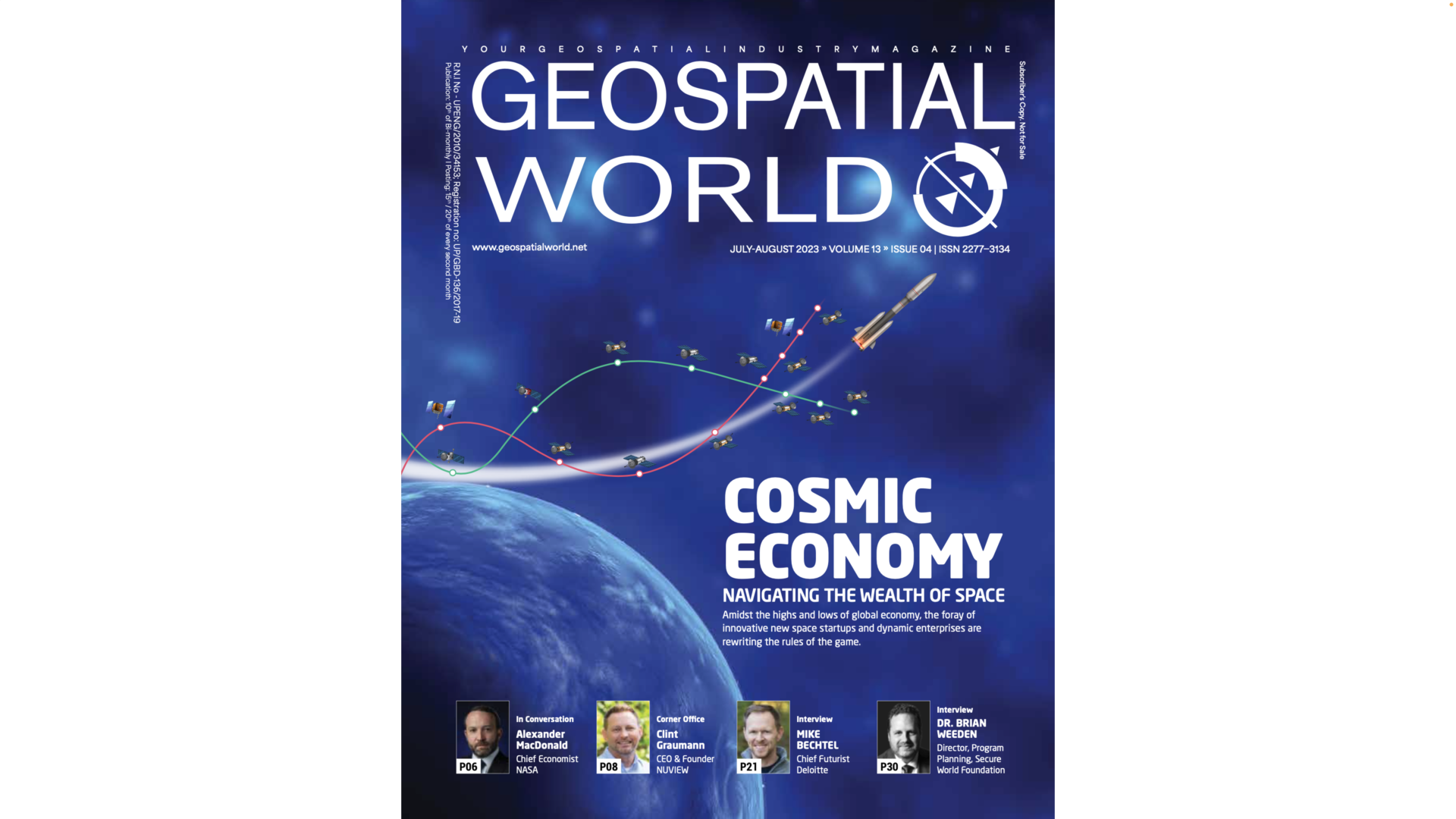 Synspective Offshore Wind Solution Featured on "Geospatial World July-August 2023"