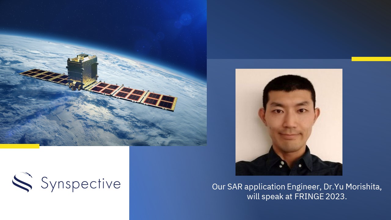 Synspective will speak at FRINGE 2023