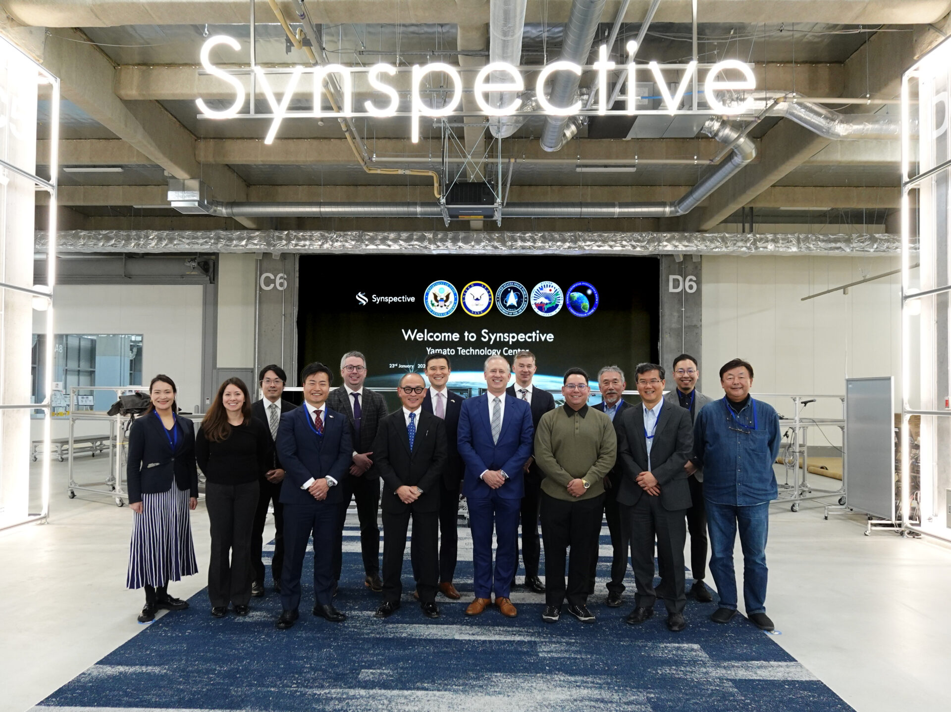 The U.S. Defense Forces, the Department of State and NGA visits Yamato Technology Center