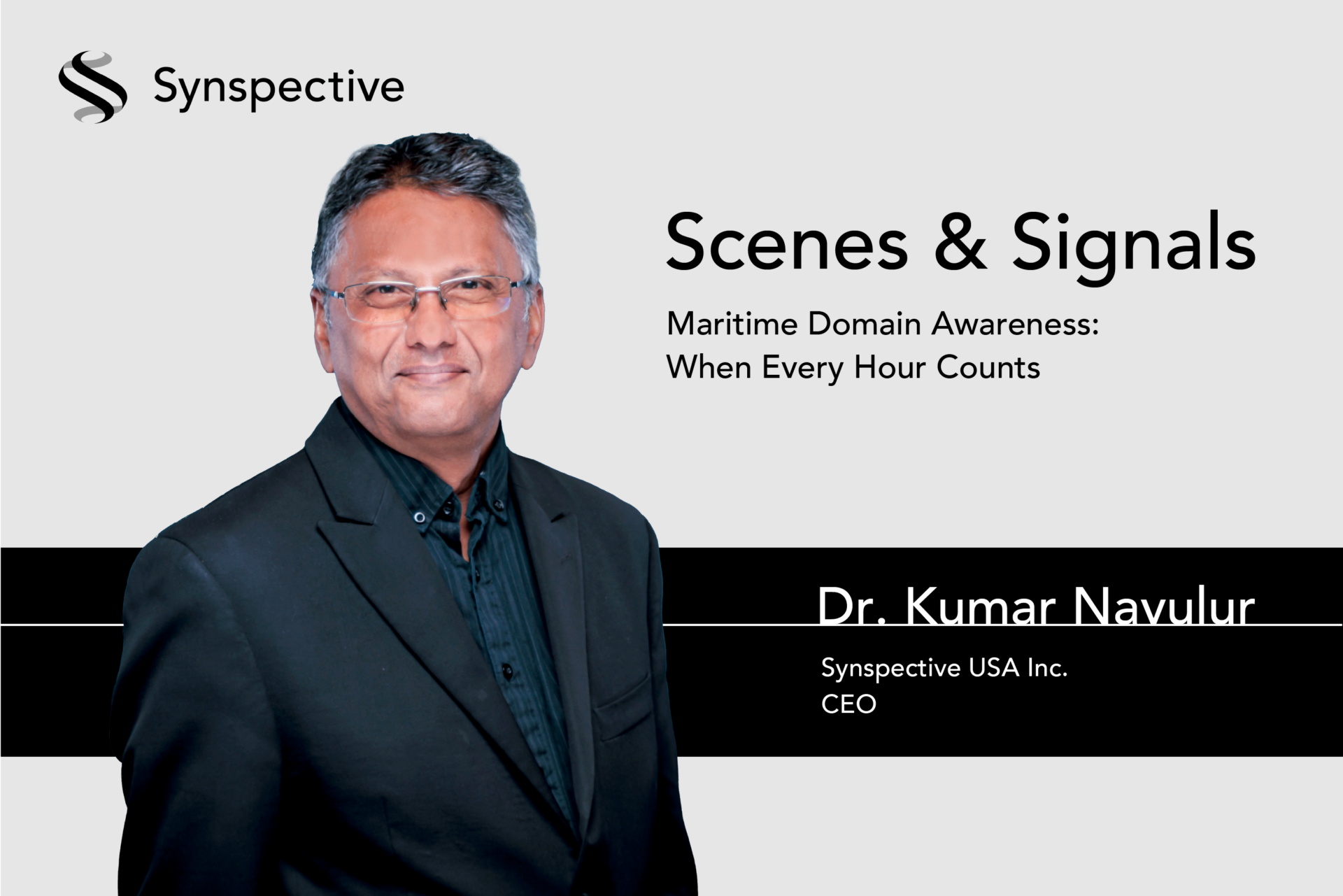 Maritime Domain Awareness: When Every Hour Counts
