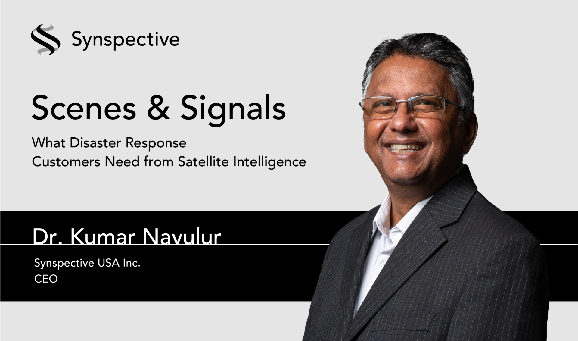 What Disaster Response Customers Need from Satellite Intelligence